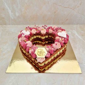 Symbole cake cœur