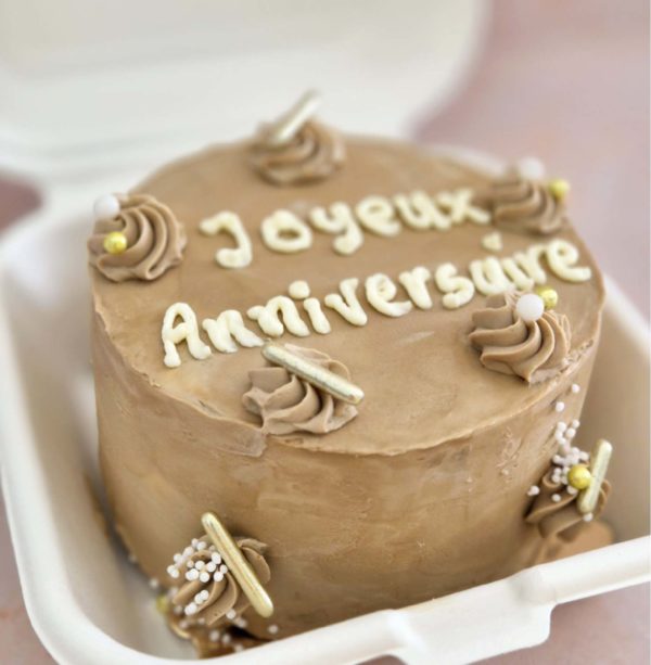 Bento Joyeux Anniversaire latte or Rennes