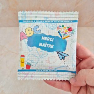 Sachet bonbon personnalisé fin d'année scolaire