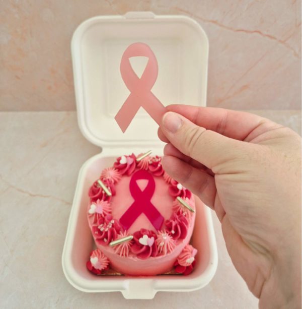 Bento cake Octobre Rose Solidaire