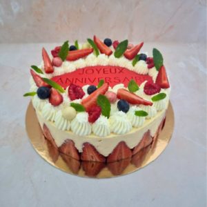 Fraisier gourmand de saison St meen le grand