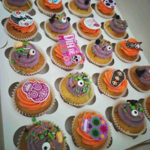 Minis cupcakes Fiesta de los muertos