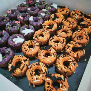 Minis donuts Halloween